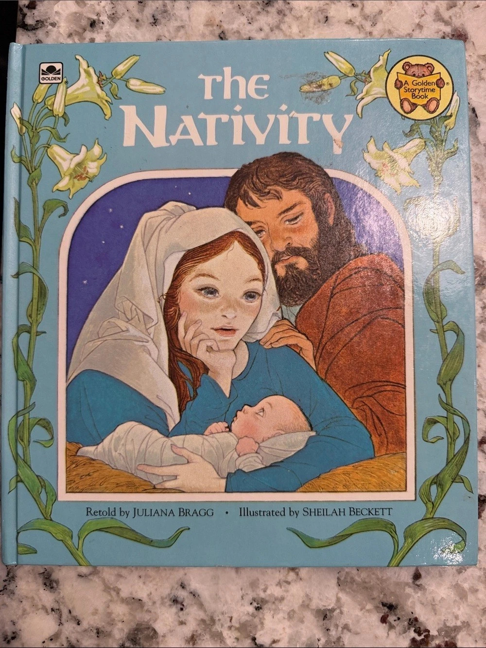 Golden Books The Nativity Vintage Illustrated Children's Book